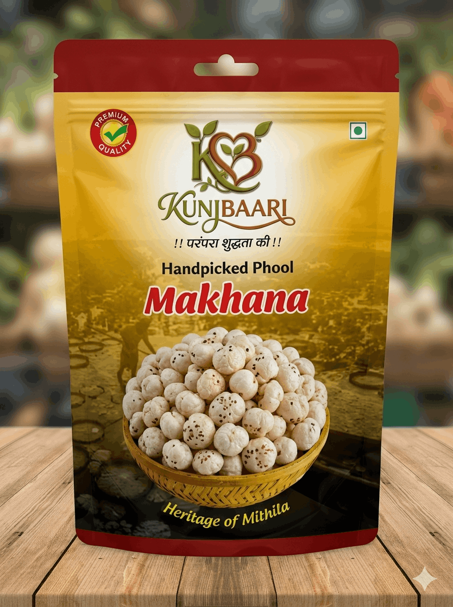 Premium Raw Phool Makhana 5+ (silver ) (250g)